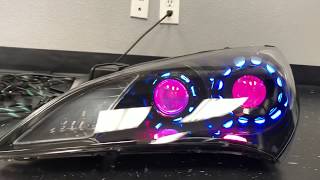 1012 Hyundai Genesis Coupe Custom Headlight Build [upl. by Toole]