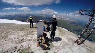 Ferrata Marmolada Punta Penia Cresta Ovest [upl. by Limann423]