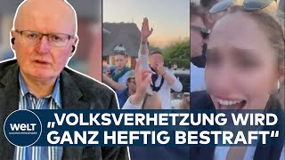 SYLTER RECHTSSCHICKERIA Volksverhetzung  Das droht den rechten PartyPöblern  WELT Thema [upl. by Fortunato]