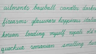 How to American cursive handwriting practise a to z  cursive handwriting practice small letters [upl. by Graves142]