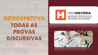 PROFHISTÓRIA  TODAS AS PROVAS DISCURSIVAS RETROSPECTIVA  AULA 1 [upl. by Nugent]