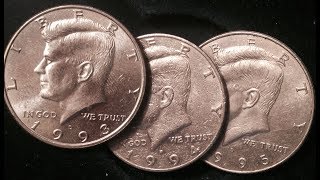 19931995 Kennedy Half Dollars [upl. by Natanoy60]