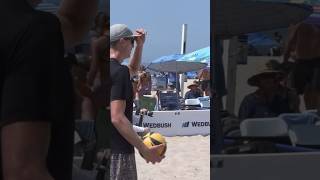 The Matsa vs Alex Ranghieri Miles Partain vbtv hermosabeach Open beachvolleyball [upl. by Eirojram]