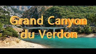 Grand Canyon du Verdon France 4K [upl. by Elleuqram420]