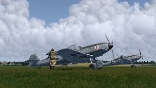 IL 2 Cliffs of Dover Messerschmitt Bf 109 Grundschule Teil l German  Deutsches Tutorial [upl. by Westphal]