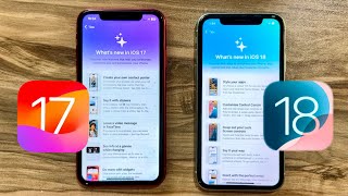 iOS 17 vs iOS 18 on iPhone 11 [upl. by Giovanni860]