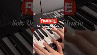 Rebelde Piano Cover 🎹✨beyoncesartwork2024 piano viralshort trending music rebelde cool new [upl. by Ermin]