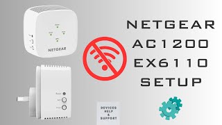 Netgear AC1200 EX6110 Extender Setup  Netgear WiFi Repeater Setup [upl. by Ruddy]