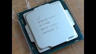 Kaby Lake 7700k delid  Delidding and applying liquid metal instead Intel TIM [upl. by Karlen]