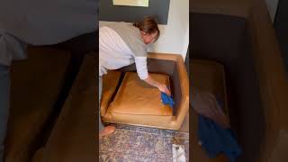 Leather Sofa Restoration  How to Make Leather Look New Again [upl. by Nicolas]