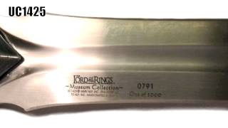 The Complete United Cutlery Collection Checklist Lord of the Rings Sting to The Hobbit Orcrist [upl. by Fitzger]