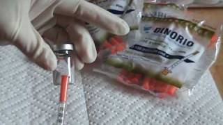 HCG Mixing for Injection Part 2 of 2 [upl. by Rettuc]