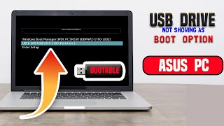 How to Fix USB Drive Not Showing as a Boot Option on ASUS  USB not Listed as Bootable Device Asus [upl. by Woothen]