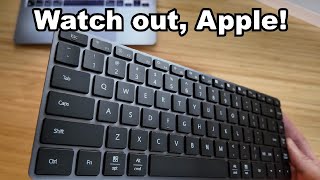 I Tried a Fake Apple Magic Keyboard Huawei Ultrathin Keyboard [upl. by Metabel]