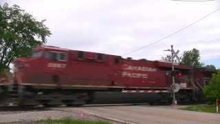 CP Freight Train  4 Mile Road [upl. by Reinertson263]