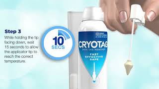 How to remove skin tags at home with Cryotag Skin Tag Remover [upl. by Irmo]