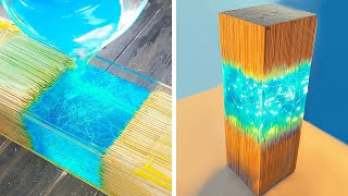 Awesome Epoxy Resin Crafts That Will Amaze You  Cool DIY Crafts By Wood Mood [upl. by Dwane]