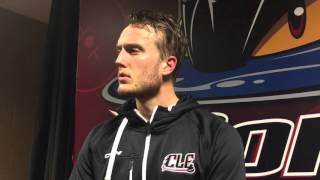 INTERVIEW Anton Forsberg 102915 [upl. by Levona]