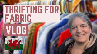 Sew Much Fun Thrift Shopping for Fabric amp Crafts in Wales [upl. by Arracot711]