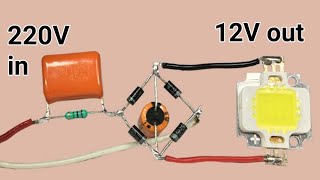 220v to 12v without transformer [upl. by Lanza934]