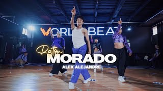 Morado  J Balvin  Coreografía Alex Alejandre rgton [upl. by Annayt]