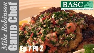 Venison Schnitzel with Salsa Verde  a step by step recipe with ITV Game Chef Mike Robinson [upl. by Yoshiko]