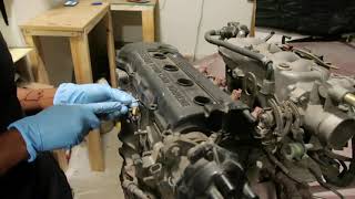 1995 GA16DE MOTOR FULL DISASSEMBLY [upl. by Nudnarb]