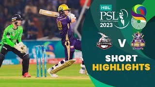 Short Highlights  Lahore Qalandars vs Quetta Gladiators  Match 18  HBL PSL 8  MI2T [upl. by Nepil605]