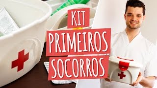 Como fazer KIT PRIMEIROS SOCORROS [upl. by Sugirdor]