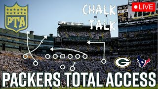 LIVE Packers Total Access Chalk Talk  Green Bay Packers vs Houston Texans Highlights [upl. by Goodwin]