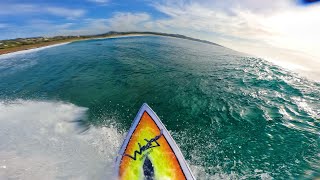 SURFING BIG DREAMY WAVES IN AFRICA RAW POV [upl. by Armilla]