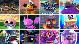 Kirby Planet Robobot Meta Knight Returns  All Bosses  Mini Bosses 4K [upl. by Noskcire]