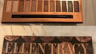 ELLEN TRACY Blushing Nudes Palette ReviewDemo Makeup Tutorial [upl. by Santana]