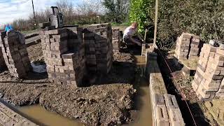 bricklaying front garden wall part 5 [upl. by Adine]