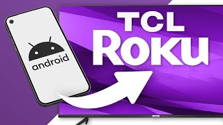 Screen Mirror your Android screen on a Roku TCL TV  Phone and Tablet [upl. by Canter]