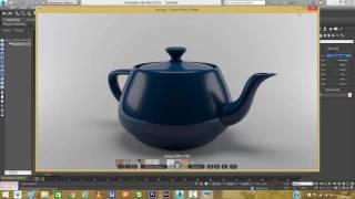 3Ds Max basic texturing tea pot part 1 [upl. by Joseph]