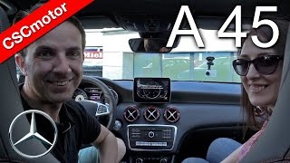 MercedesAMG A 45  2015  2018  Opiniones conduciéndolo [upl. by Norraa523]