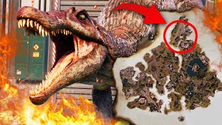 HORROR TOUR of Abandoned Jurassic Park Mini Sorna  Jurassic World Evolution 2 Sandbox Park Tour [upl. by Etnovahs513]