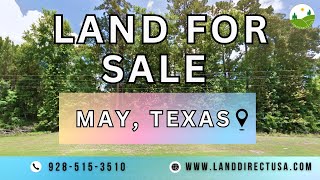 Land for sale in May TX [upl. by Fenella]