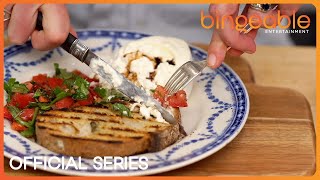 Love Food  Episode 43  Burrata Brushetta [upl. by Nosmirc728]