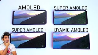 AMOLED vs Super AMOLED vs SAMOLED Plus vs DYNAMIC AMOLED  Confusion Clear [upl. by Lacsap]