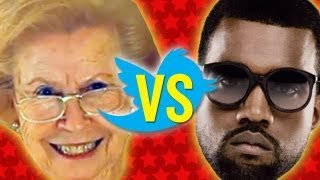 Grandma Reads Kanyes Tweets  Boo Ya Pictures [upl. by Ellednahs620]