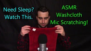 Need Sleep Watch This  ASMR Washcloth Mic Scratching Crazy Tingles Easy Sleep [upl. by Rodnas216]