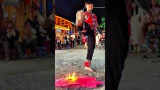 Ancestral Chinese Art fireshow streetshow artist hot [upl. by Hilel]