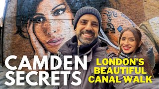 Camden Canal Walk Secrets in LONDON 🏴󠁧󠁢󠁥󠁮󠁧󠁿 [upl. by Alyahsat]