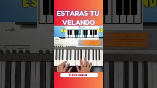 Como tocar en piano Estarás tu velando piano Jubilo [upl. by Rikki]