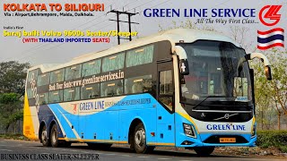 Kolkata To Siliguri By NEW VOLVO 9600s Bus  Greenline Services  কলকাতা থেকে শিলিগুড়ি ভলভো বাস [upl. by Layney674]