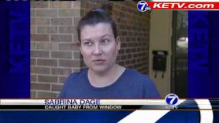 Mom Drops Baby From 2Story Window During Fire [upl. by Othe]