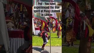 Pang Lhabsol is a revered festival in Sikkim that honours Mt Khangchendzonga the state’s deity [upl. by Ecienahs]