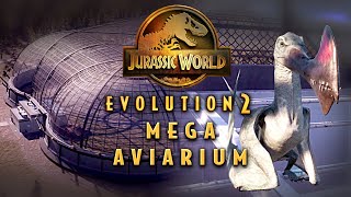 MEGA AVIARIUM in JURASSIC WORLD EVOLUTION 2 Deutsch German Gameplay 04 [upl. by Katie]